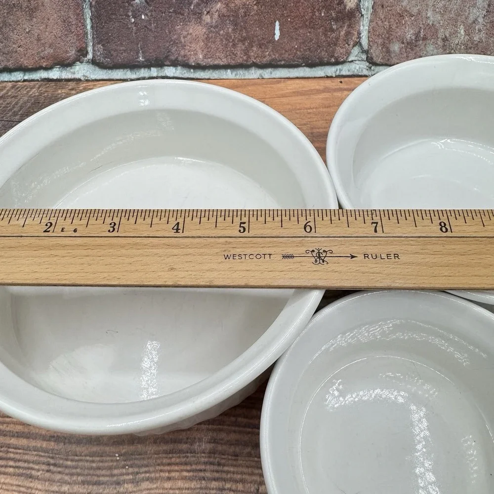 CorningWare French White Set of 3 Baking Dishes Casseroles 24oz 16oz 7oz